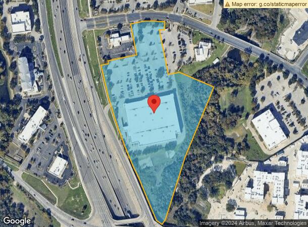  601 Canyon Ridge Dr, Austin, TX Parcel Map