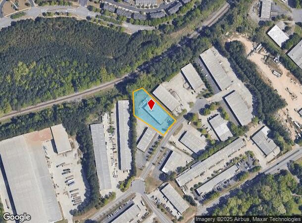 1039 Industrial Ct, Suwanee, GA Parcel Map