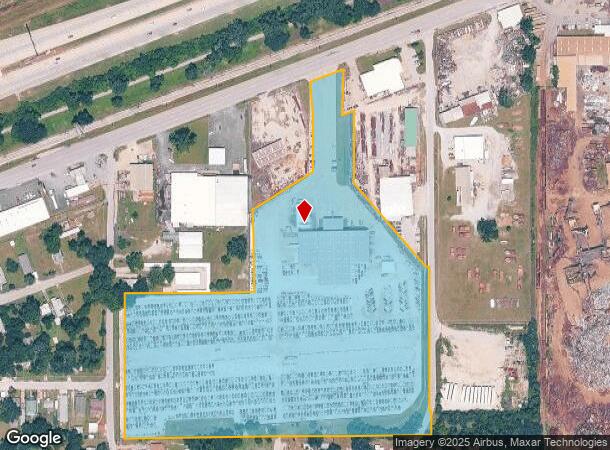  7600 Charles Page Blvd, Tulsa, OK Parcel Map