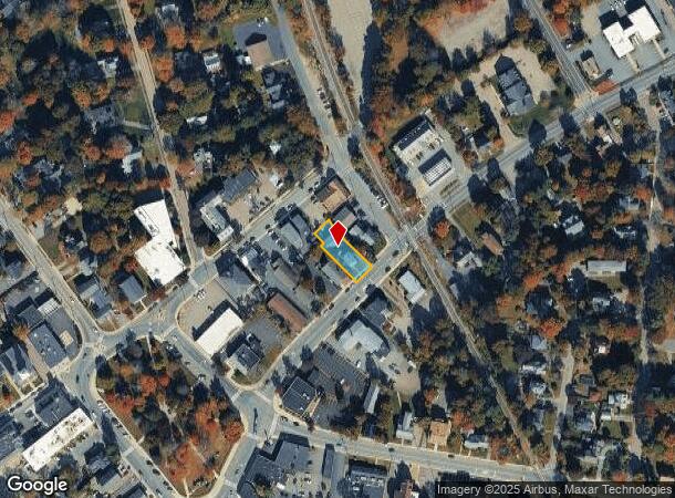  12 Mechanic St, Foxboro, MA Parcel Map