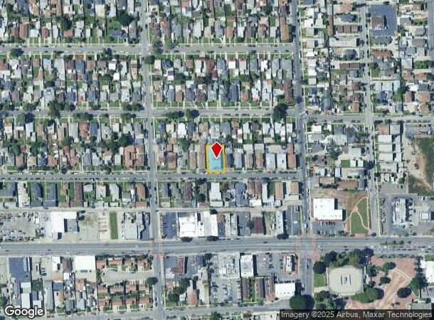  329 W Magnolia St, Compton, CA Parcel Map
