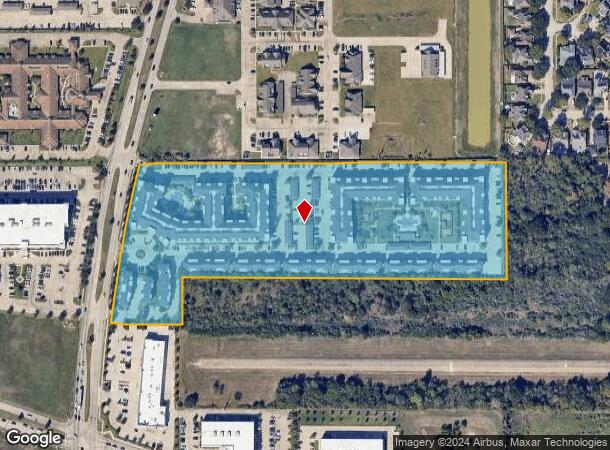  2040 Greenhouse Rd, Houston, TX Parcel Map