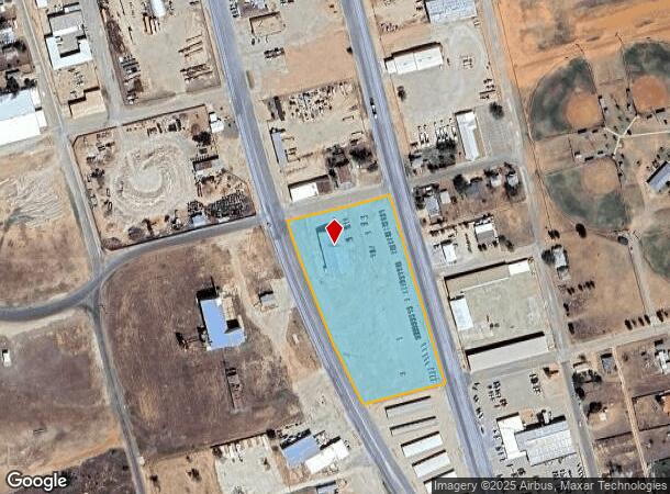  205 S 10Th St, Lamesa, TX Parcel Map