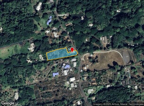  77-6316 Mamalahoa Hwy, Holualoa, HI Parcel Map