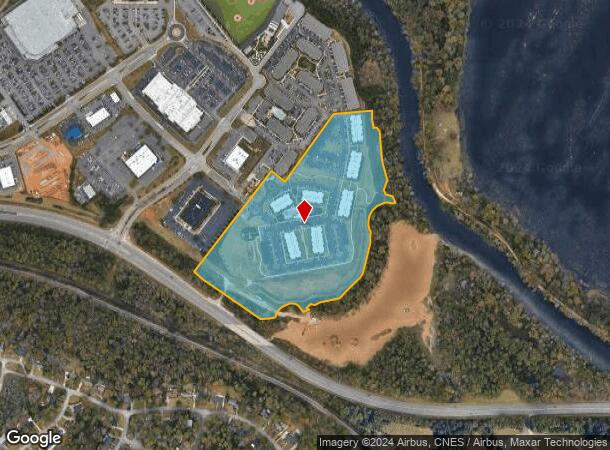  205 River Place Dr, Augusta, GA Parcel Map