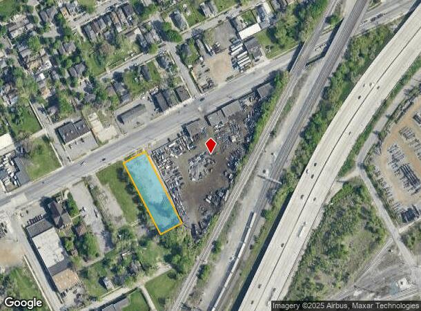  9171 W Fort St, Detroit, MI Parcel Map