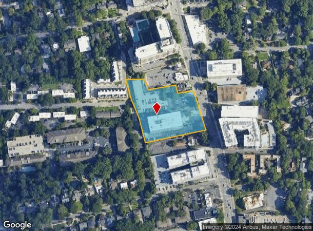  1800 Peachtree St Nw, Atlanta, GA Parcel Map