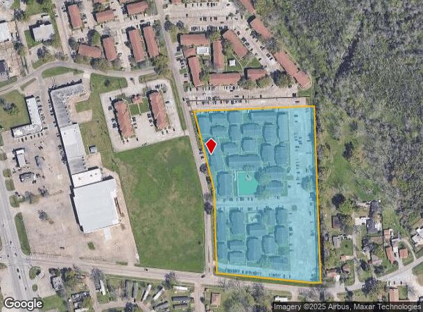 101 Hackberry St, Clute, TX Parcel Map