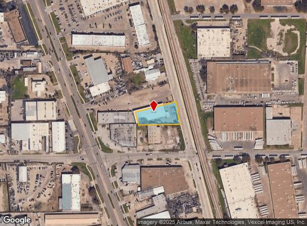  11151 Denton Dr, Dallas, TX Parcel Map