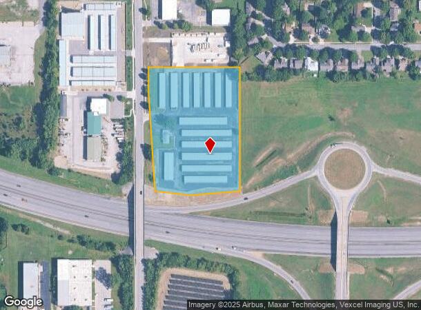 412 N Iowa St, Lawrence, KS Parcel Map