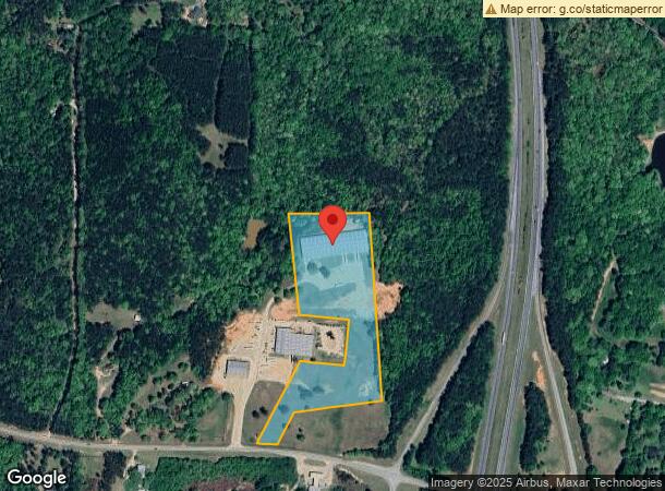  2585 Upper Big Springs Rd, Lagrange, GA Parcel Map