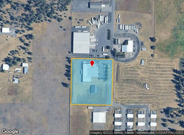 4814 S Ben Franklin Ln, Spokane, WA Parcel Map