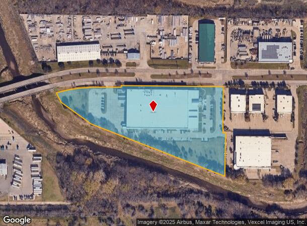 201 E Trinity Blvd, Grand Prairie, TX Parcel Map