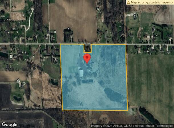  9649 Van Buren Rd, Fowlerville, MI Parcel Map