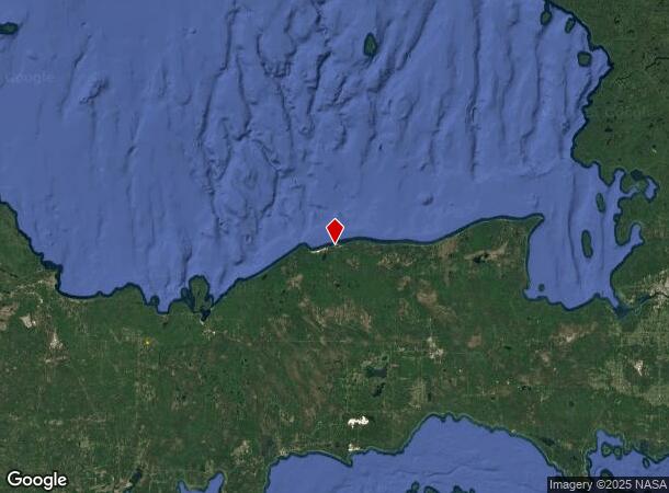 5125 Rock River Rd, Chatham, MI Parcel Map