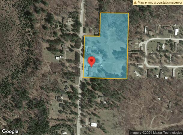  N10008 Parkway Rd, Crivitz, WI Parcel Map