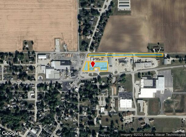 156 E Hall St, Markle, IN Parcel Map