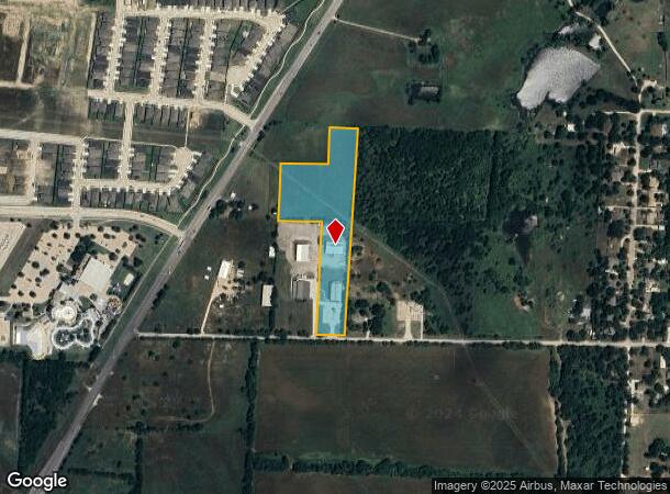  2701 Hartlee Field Rd, Denton, TX Parcel Map