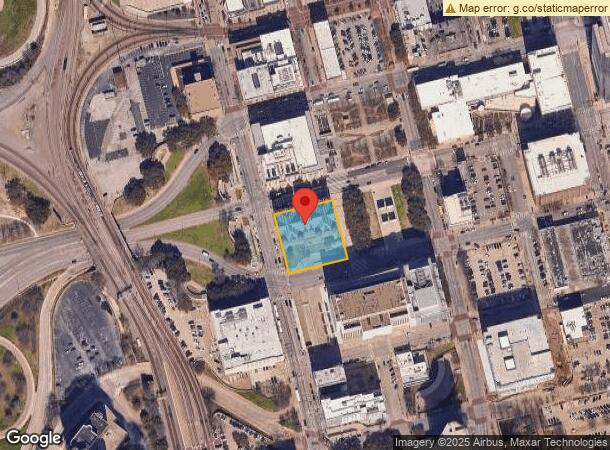  100 S Houston St, Dallas, TX Parcel Map