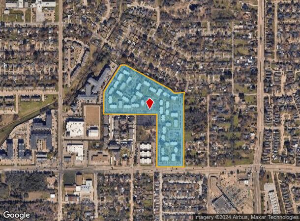  9901 Bruton Rd, Dallas, TX Parcel Map