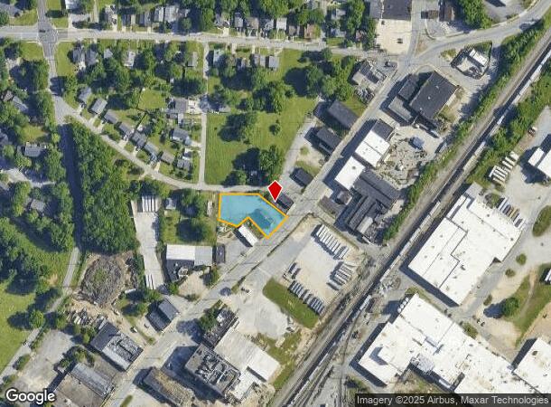  1604 W English Rd, High Point, NC Parcel Map