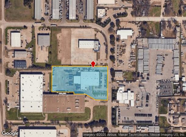 3405 High Prairie Rd, Grand Prairie, TX Parcel Map