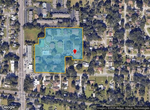  512 Camino Real Ct, Brandon, FL Parcel Map