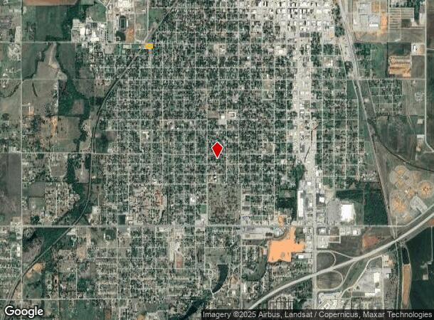  402 S 17Th St, Chickasha, OK Parcel Map