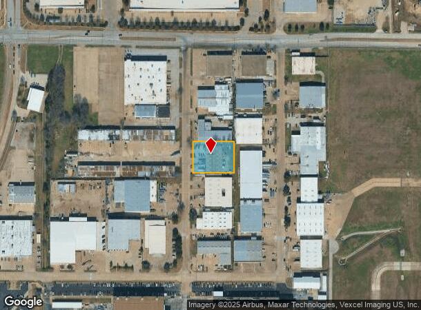  2613 Skyway Dr, Grand Prairie, TX Parcel Map