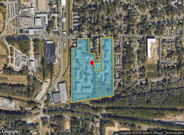  2421 Jackson Bluff Rd, Tallahassee, FL Parcel Map