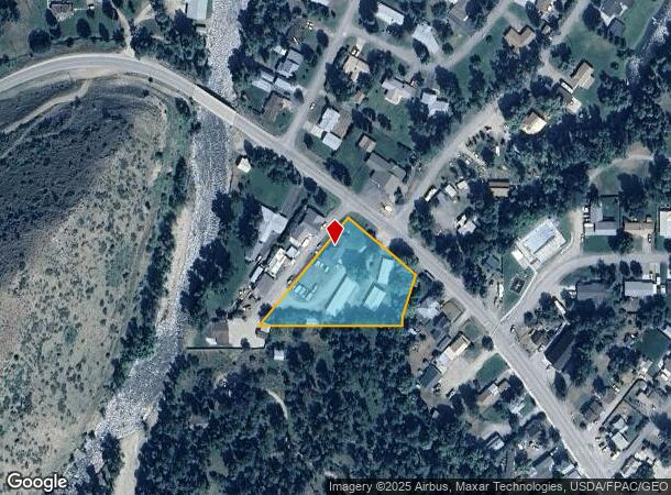 406 W Grove St, Absarokee, MT Parcel Map