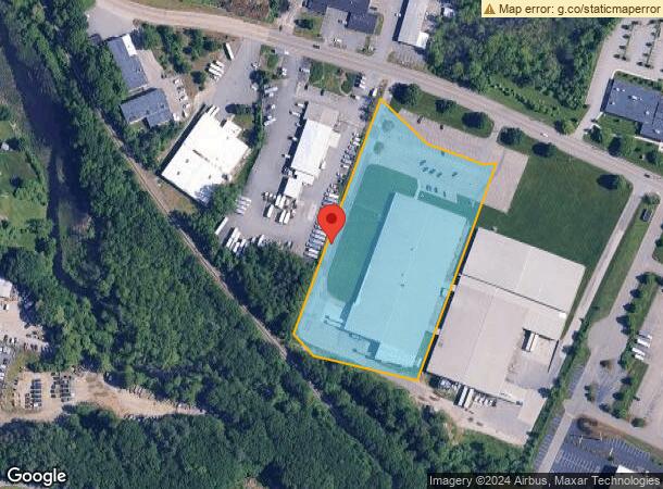  22 Millbury St, Auburn, MA Parcel Map