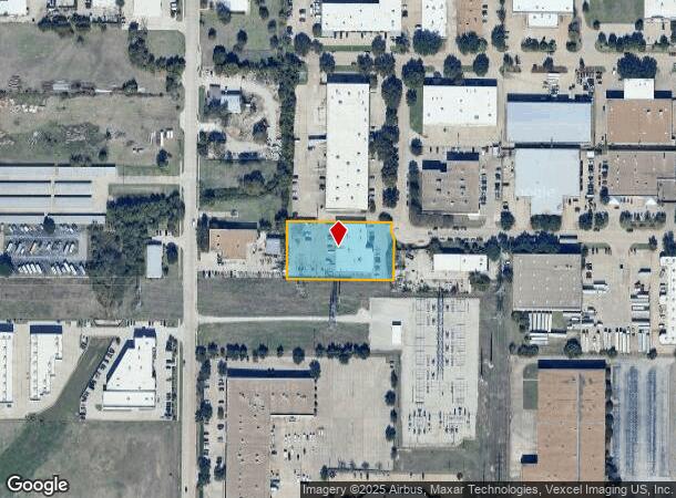  3208 Commander Dr, Carrollton, TX Parcel Map