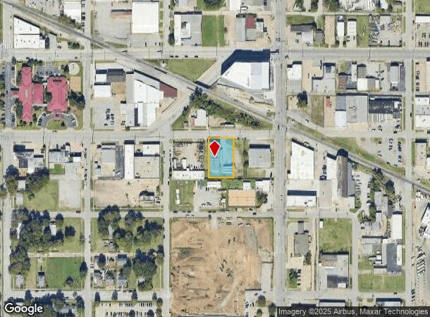  1224 E 4Th St, Tulsa, OK Parcel Map