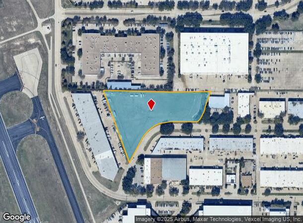 4201 Sunbelt Dr, Addison, TX Parcel Map