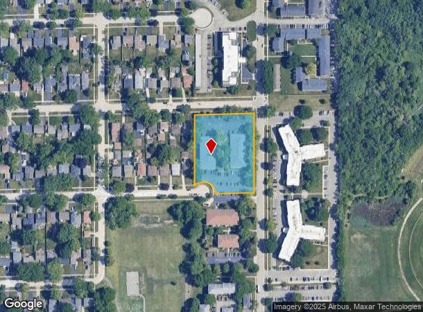 1110 S Lorraine Rd, Wheaton, IL Parcel Map
