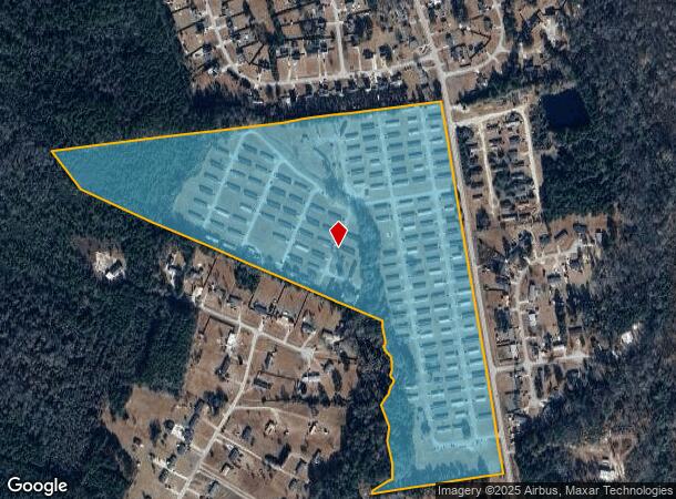 221 Riggs Rd, Hubert, NC Parcel Map