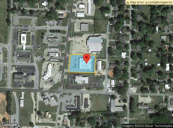  198 N Curtis Ave, Pea Ridge, AR Parcel Map