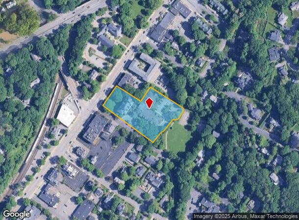 12 Seaward Rd, Wellesley Hills, MA Parcel Map