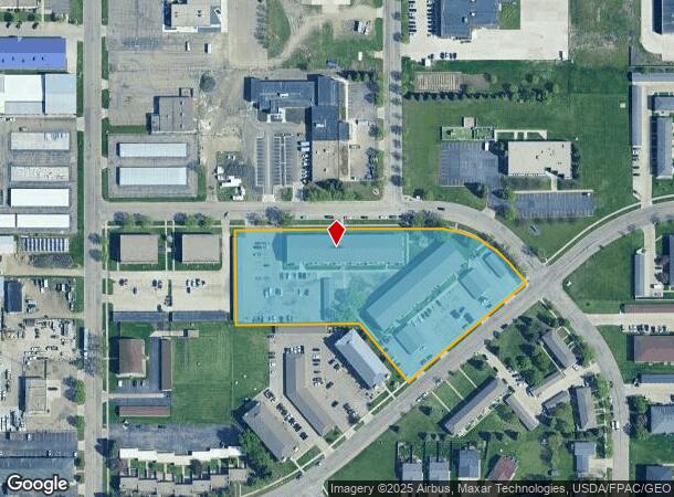  1021 32Nd Ave S, Moorhead, MN Parcel Map