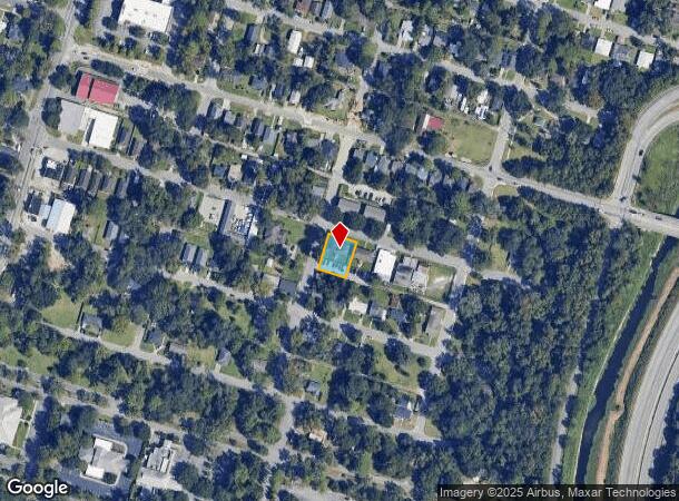  1301 E 59Th St, Savannah, GA Parcel Map