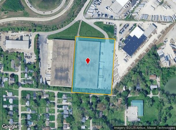  4555 W Bradbury Ave, Indianapolis, IN Parcel Map