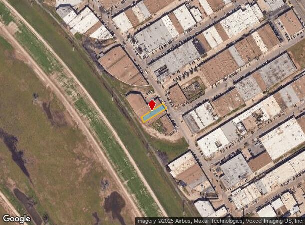  1205 E Levee St, Dallas, TX Parcel Map