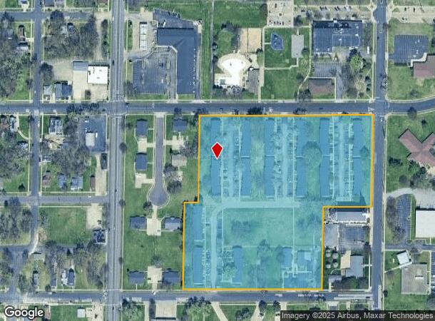  725 W Hurlburt St, Peoria, IL Parcel Map