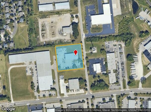 4271 Weaver Ct N, Hilliard, OH Parcel Map