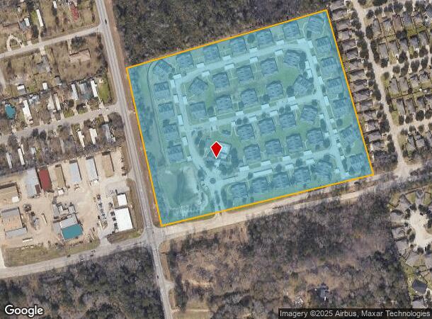 1300 Silverdale Dr, Conroe, TX Parcel Map