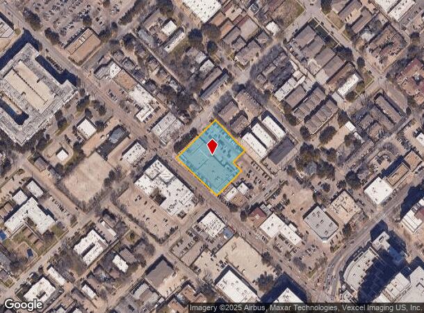  3912 Cedar Springs Rd, Dallas, TX Parcel Map