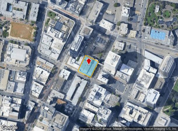  1901 Franklin St, Oakland, CA Parcel Map