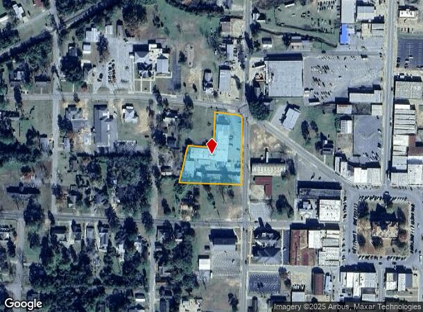  877 N Church St, Blakely, GA Parcel Map