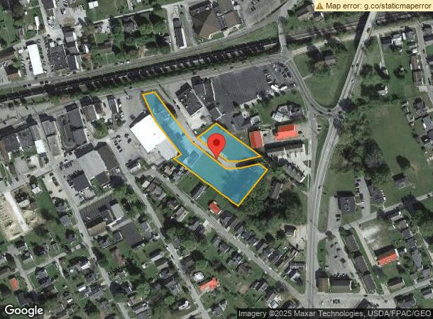  2825 Main St, Hurricane, WV Parcel Map